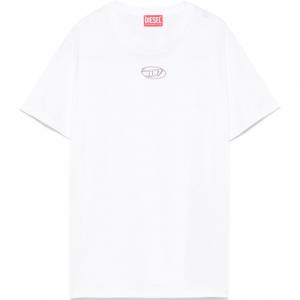 Футболка Oval D Logo Crewneck DIESEL, белый