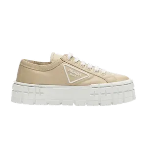 Кроссовки Prada Wmns Gabardine Wheel Platform Light Brown, коричневый