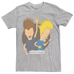 Мужская футболка с плакатом Beavis & Butthead So Broken Group Shot Licensed Character
