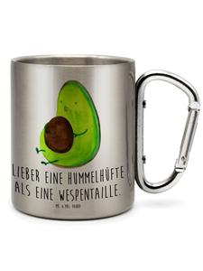 Кружка-свисток в форме авокадо с надписью в серебре Mr. & Mrs. Panda