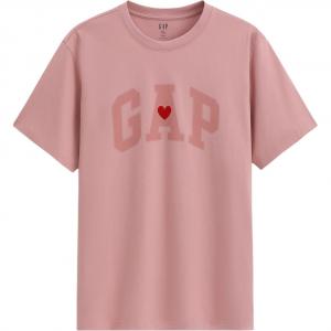 Футболка Unisex Crew Neck Moderate GAP, розовый 1