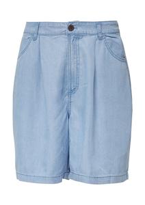 s.Oliver Джинсы свободного кроя в синем дениме с плиссировкой