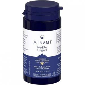 Minami MorePA Оригинальная добавка с рыбьим жиром Омега-3 с высокой концентрацией EPA и DHA 30 мягких таблеток