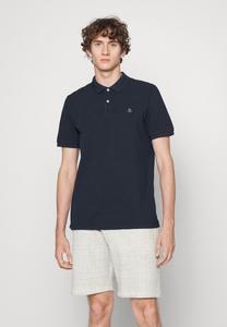 Рубашка-поло SHORT SLEEVE BUTTON PLACKET SLITS EMBROIDE Marc O'Polo, цвет dark night
