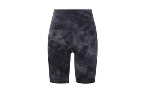 Женские повседневные шорты с тай-дай эффектом Lululeman, цвет лунный камень и морская синева