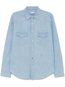 Jacob Cohën рубашка из ткани шамбре, синий