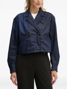 Джинсовый двубортный пиджак G-Star Raw, синий