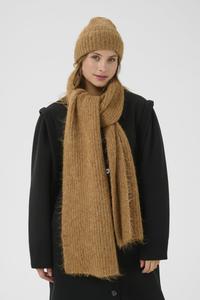 Шарф Kaffe KAhenry Knitted Scarf, Toasted Coconut Melange/Mottled Brown