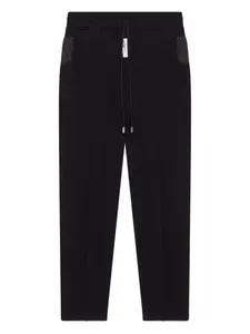 Брюки с кулиской и вставками Gcds, черный