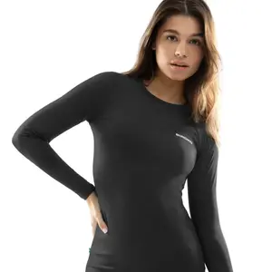 Женская термобельевая футболка для лыж и снега Kandahar Siroko, черный