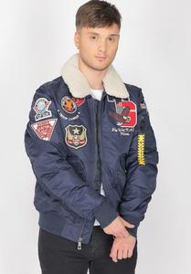 Куртка TOP GUN MIT KRAGEN, Navy/Blue