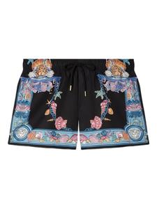 Versace плавки-шорты Coral Theater, черный