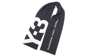 Y-3 Шарф Y 3 вязаный мужской черный, Black