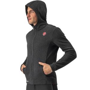 Куртка Castelli Milano Full-Zip Fleece Castelli, Melange Light Back