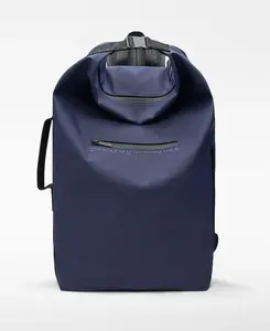 Прямоугольный мужской рюкзак с застёжкой-молнией Adolfo Dominguez, темно-синий
