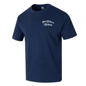 New Balance Футболка мужская морская синяя