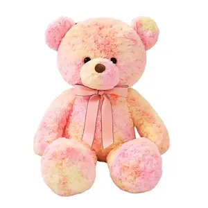 Милые яркие плюшевые мишки, высота 80см/100см Howard, розовый