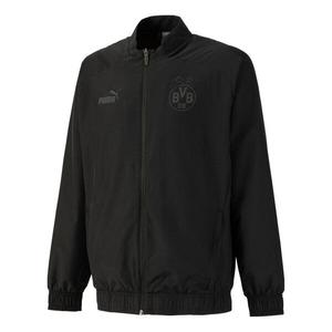 Куртка bvb borussia dortmund stadium jacket 'black' Puma, черный