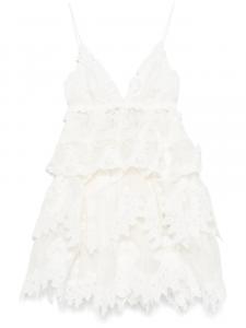 ZIMMERMANN Платье-мини Crush, белый