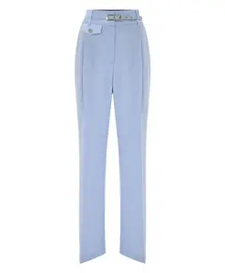 Стильные брюки с широкими штанинами Kocca, синий