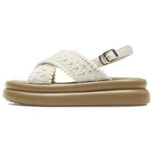 Сандалии с одним ремешком 4,5 см женские AGSDON, Beige Apricot