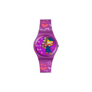 Женские часы SWATCH SO28Z118 фиолетовые 34 мм