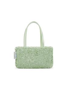 Сумка на плечо Spark с пайетками Edie Parker, цвет Mint Green