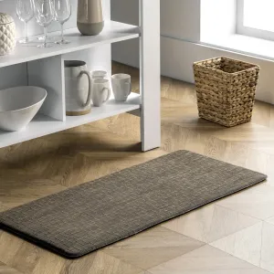 Ковер Casual Crosshatched Anti Fatigue Kitchen Or Laundry Room Comfort Mat nuLOOM, 46x76 см, черный