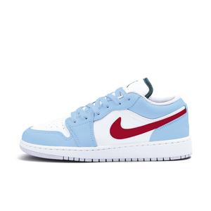 Баскетбольные кроссовки Air 1 для детей начальной школы Jordan, синий/белый