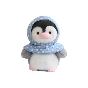Милый плюшевый пингвин мягкая игрушка плюшевая кукла высота 25см/35см Happy Fish, синий