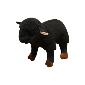 Игрушка плюшевая кукла имитация овцы милая, высота 14см/22см Bitter purchase