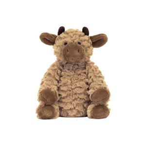 Плюшевая игрушка фермерские животные fido теленок сидячая поза высота 17см JELLYCAT