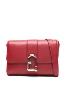 Маленькая сумка-сэтчел Urban с застежкой-защелкой Furla, красный