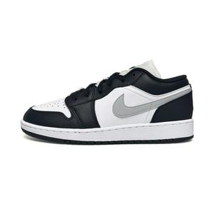 AJ1 Винтажные баскетбольные кроссовки мужские низкие серый Jordan