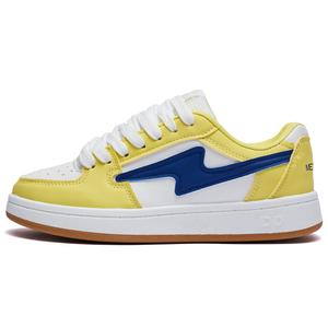 MEXICAN Женские устойчивые к истиранию низкие скейтерские кроссовки в желто-синем цвете, цвет Yellow Blue