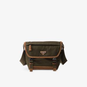 Сумка плечевая Prada, зеленый