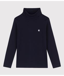 Футболка с длинными рукавами и высоким воротником