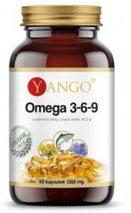 Yango, Omega 3-6-9 1388 мг 60 капсул жирные кислоты