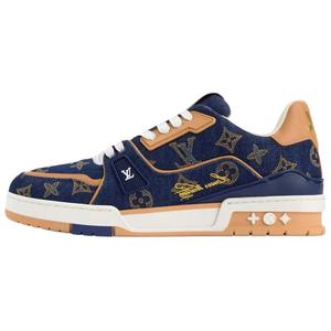 LOUIS VUITTON Низкие кроссовки для скейтбординга мужские синие Low Top