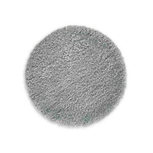 Коврики для ванной WohnDirect с высоким ворсом круглые MALMÖ серые Ø 56 см, серый