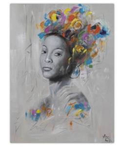 Акриловая картина ручной работы KUNSTLOFT Proud Look, многоцветный