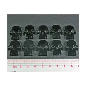 Жетоны черепов — прозрачный серый, Token Sets - Skull Tokens (Litko Aerosystems)