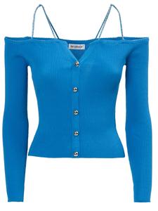 Вязаный кардиган Influencer, синий