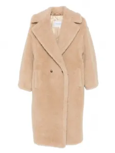 Двубортное пальто Tedgirl Max Mara, нейтральный