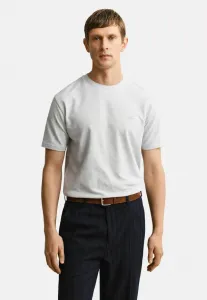 Двухцветная базовая футболка Gant, Grey Melange
