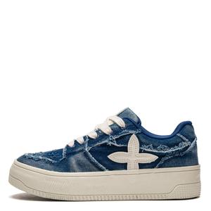 Износостойкие низкие кроссовки для скейтбординга для мужчин Far waves, Denim Blue