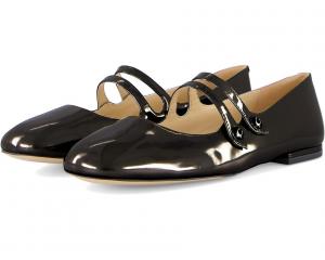 Туфли на плоской подошве COACH Winley Metallic Leather Mary Jane, цвет Anthracite