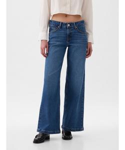 (W) Джинсы с низкой посадкой и широкими штанинами