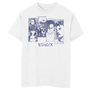 Футболка с групповым плакатом и графическим изображением «Звездные войны: видения» для мальчиков 8–20 лет Star Wars