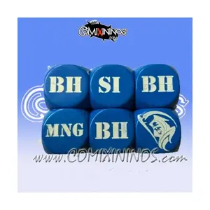 Набор «Травма d6» — синий (2), Fantasy Football Miniatures - Dice Sets